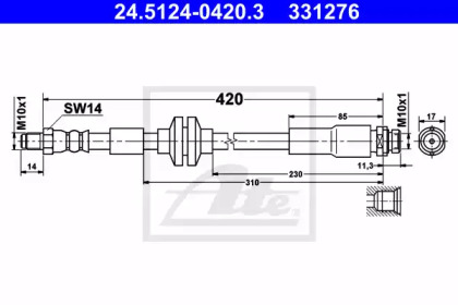 Тормоза ATE для FORD FOCUS II Кабриолет 2.0 TDCi