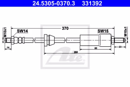 Тормоза ATE для FORD ESCORT IV Turnier (AWF, AVF) 1.6 D
