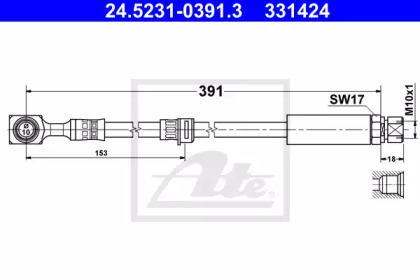 Тормоза ATE для CHEVROLET VECTRA 2.2