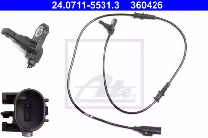 Тормоза ATE для VW CRAFTER 30-50 c бортовой платформой/ходовая часть (2F_) 2.0 TDI