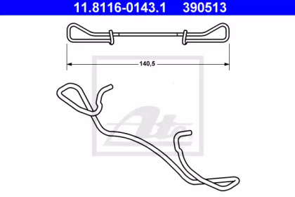 Комплектующие ATE для VW BORA Variant (1J6) 1.4 16V