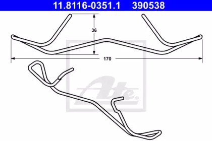 Комплектующие ATE для VW POLO (6R, 6C) 1.8 GTI