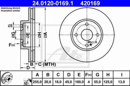 Дисковой тормозной механизм ATE для MAZDA MX-5 I (NA) 1.8