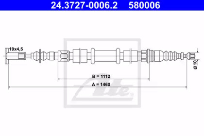 Рычаги / Тросы / Тяги ATE для ALFA ROMEO 146 (930_) 1.7 i.e. 16V (930.B1)