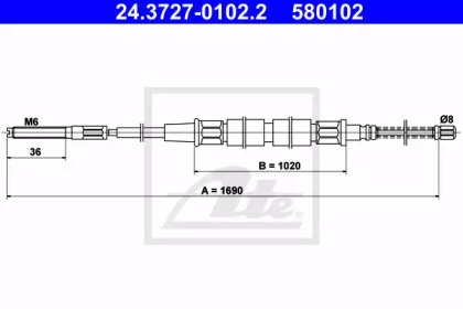 Рычаги / Тросы / Тяги ATE для VW SCIROCCO (53) 1.6