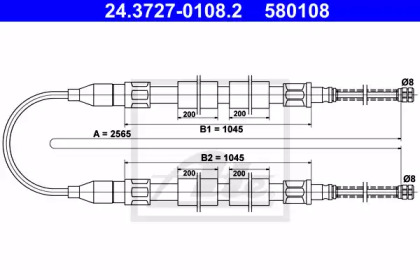 Тормоза ATE для VW PASSAT Variant (33) 1.6 D