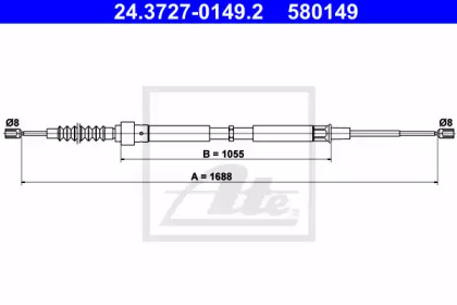 Рычаги / Тросы / Тяги ATE для VW BORA Variant (1J6) 1.4 16V