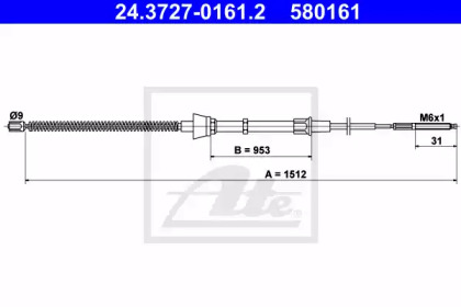 Рычаги / Тросы / Тяги ATE для VW POLO (6N1) 64 1.9 D