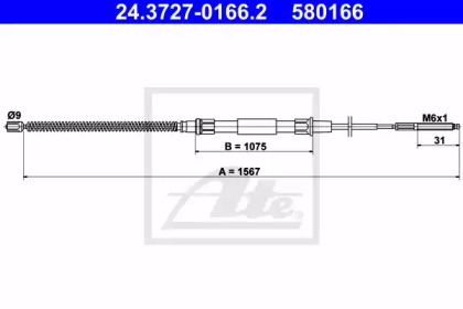 Рычаги / Тросы / Тяги ATE для VW GOLF II (19E, 1G1) 1.8 i Cat Syncro