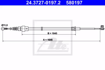 Тормоза ATE для SKODA FABIA I Combi (6Y5) 1.2