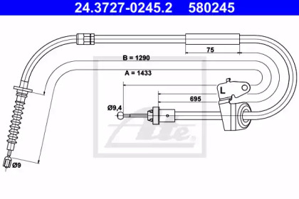 Тормоза ATE для MINI MINI Кабриолет (R52) Cooper