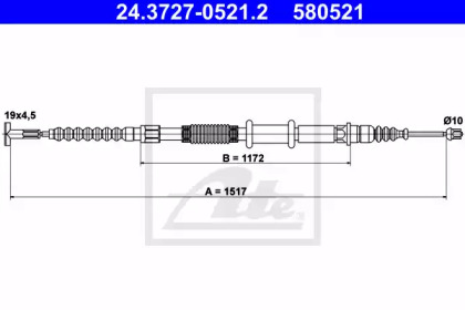 Рычаги / Тросы / Тяги ATE для ALFA ROMEO 146 (930_) 1.7 i.e. 16V (930.B1)
