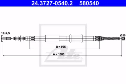 Рычаги / Тросы / Тяги ATE для ALFA ROMEO 146 (930_) 1.9 JTD (930.B4B)