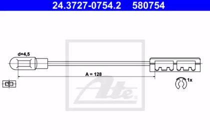 Тормоза ATE для CHEVROLET VECTRA 2.2