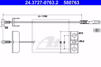 Рычаги / Тросы / Тяги ATE для NISSAN PRIMASTAR Фургон (X83) 2.0
