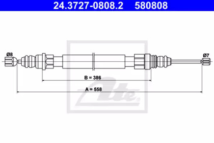 Тормоза ATE для PEUGEOT 405 I (15B) 1.9 Sport MI-16
