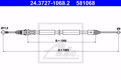 Рычаги / Тросы / Тяги ATE для NISSAN PRIMASTAR Фургон (X83) 2.0