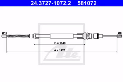 Рычаги / Тросы / Тяги ATE для NISSAN INTERSTAR Фургон (X70) dCi 120