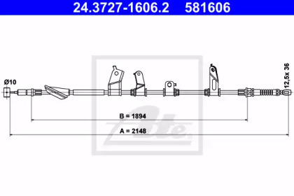 Тормоза ATE для HONDA CIVIC VIII седан (FD, FA) 1.3 Hybrid (FA3, FD3)