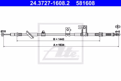 Рычаги / Тросы / Тяги ATE для HONDA JAZZ II (GD_, GE3, GE2) 1.3 (GD1)