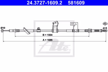 Рычаги / Тросы / Тяги ATE для HONDA JAZZ II (GD_, GE3, GE2) 1.3 (GD1)