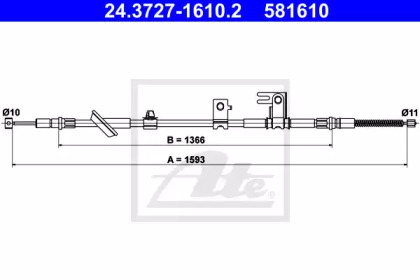 Рычаги / Тросы / Тяги ATE для HONDA JAZZ II (GD_, GE3, GE2) 1.3 (GD1)