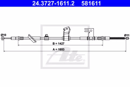 Рычаги / Тросы / Тяги ATE для HONDA JAZZ II (GD_, GE3, GE2) 1.3 (GD1)