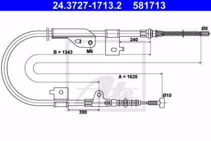 Рычаги / Тросы / Тяги ATE для NISSAN PRIMERA Hatchback (P11) 1.6 16V