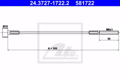 Рычаги / Тросы / Тяги ATE для NISSAN MICRA C+C III (K12) 1.4 16V