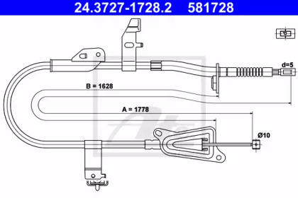 Рычаги / Тросы / Тяги ATE для NISSAN PRIMERA Hatchback (P12) 1.6