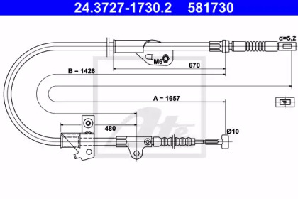 Тормоза ATE для NISSAN PRIMERA Hatchback (P11) 2.0 16V