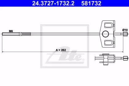 Тормоза ATE для NISSAN QASHQAI II (J11, J11_) 1.5 dCi