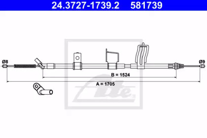 Тормоза ATE для NISSAN QASHQAI II (J11, J11_) 1.5 dCi
