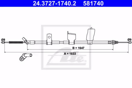 Тормоза ATE для NISSAN QASHQAI II (J11, J11_) 1.5 dCi