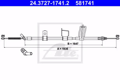 Тормоза ATE для NISSAN QASHQAI II (J11, J11_) 1.5 dCi