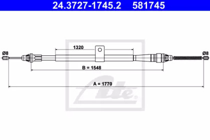Рычаги / Тросы / Тяги ATE для NISSAN NOTE (E11, NE11) 1.4