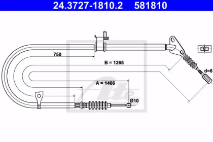 Рычаги / Тросы / Тяги ATE для MAZDA 323 S IV (BG) 1.8 16V GT