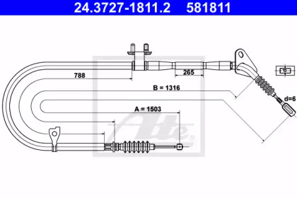 Рычаги / Тросы / Тяги ATE для MAZDA 323 S IV (BG) 1.8 16V GT