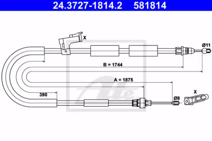 Тормоза ATE для MAZDA 3 (BK) 2.3 MPS Turbo