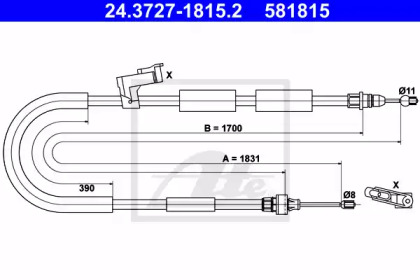 Тормоза ATE для MAZDA 3 (BK) 2.3 MPS Turbo