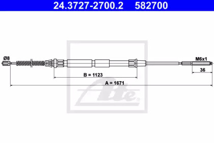 Рычаги / Тросы / Тяги ATE для VW CADDY II Variant (9K9B) 1.4