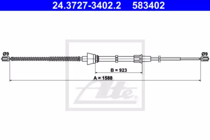 Рычаги / Тросы / Тяги ATE для VW POLO (6R, 6C) 1.4 BiFuel