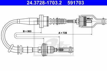 Система управления сцеплением ATE для NISSAN SUNNY III Фургон (Y10) 1.6 i 16V