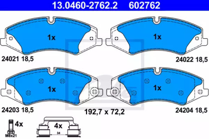 Дисковой тормозной механизм ATE для LAND ROVER DISCOVERY V (L462) 3.0 D 4x4