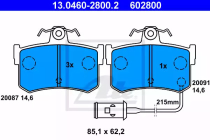 Запчасти для ТО ATE для ACURA LEGEND 2.5