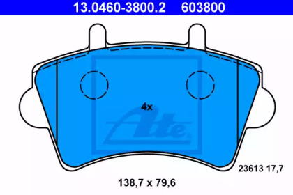 Запчасти для ТО ATE для NISSAN INTERSTAR Фургон (X70) dCi 140
