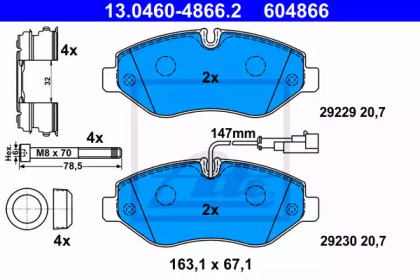 Дополнительные работы ATE для NISSAN CABSTAR (F24M, F24W) 35.14 DCI, 45.14 DCI 2.5 (F24M)