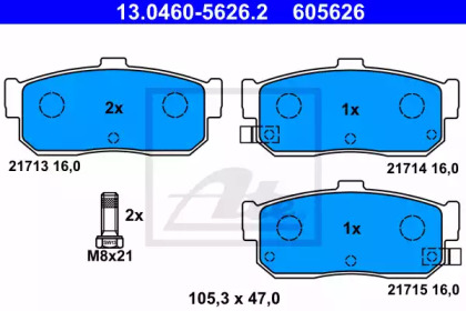 Запчасти для ТО ATE для NISSAN CEFIRO III седан (A33) 3.0