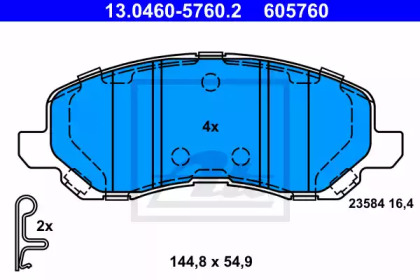 Запчасти для ТО ATE для JEEP COMPASS (MK49) 2.4 4x4