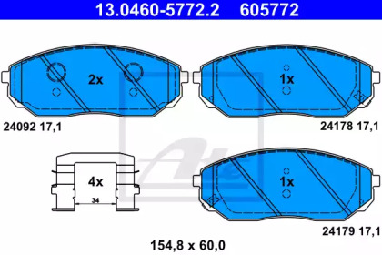 Дополнительные работы ATE для KIA SORENTO I (JC) 2.5 CRDi